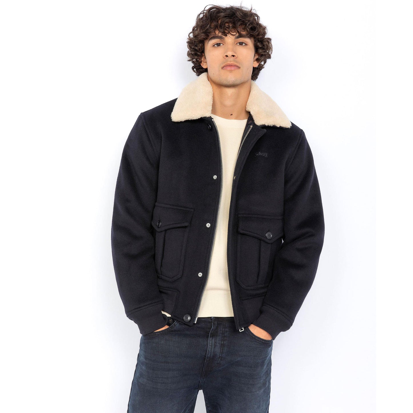 Airguard Wool Pilot Jacket - Navy