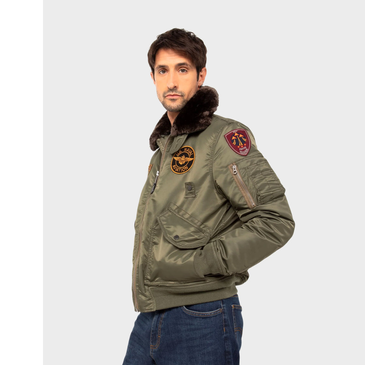 Airston Bomber Patch - Army Kaki