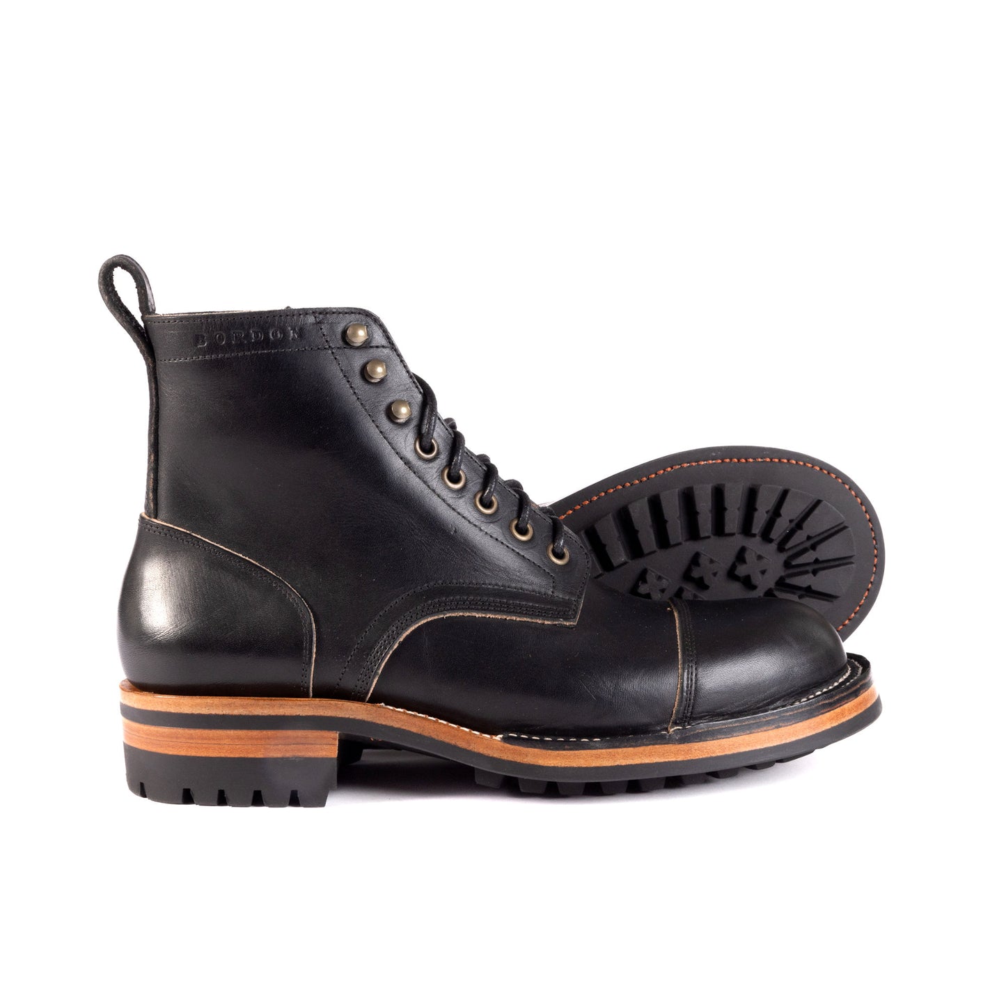 Bordon Tukano Cap Toe Black sole