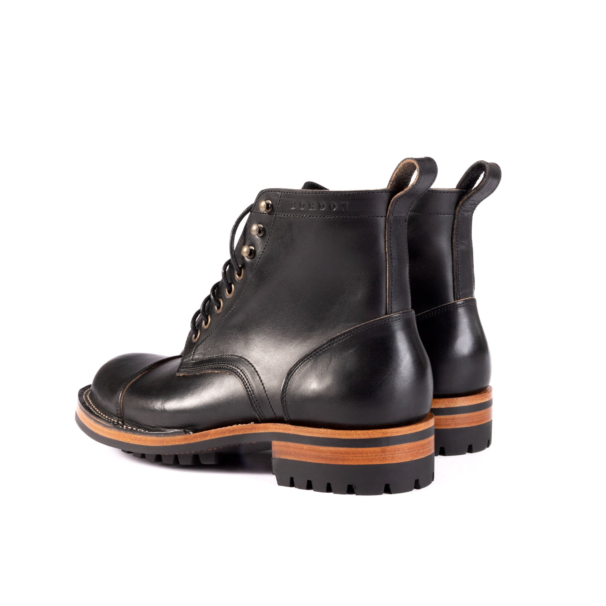 Bordon Tukano Cap Toe Black backside