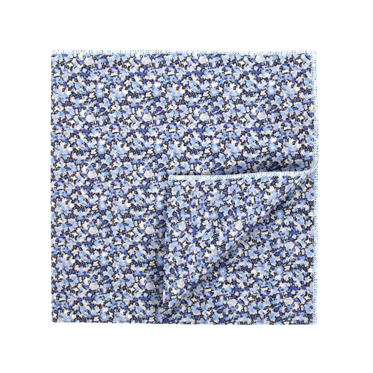 Liberty Blue Pepper Pocket Square