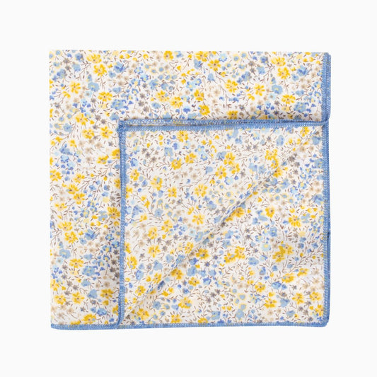 Einstecktuch in Senfblau von Liberty
