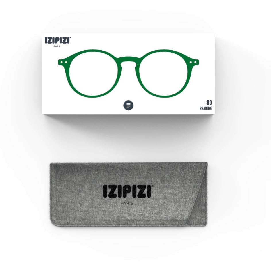 #D READING Glasses Green