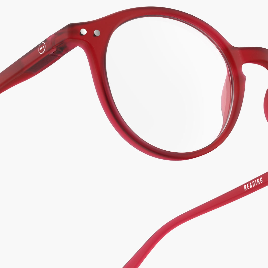 #D Lesebrille Cherry Rot