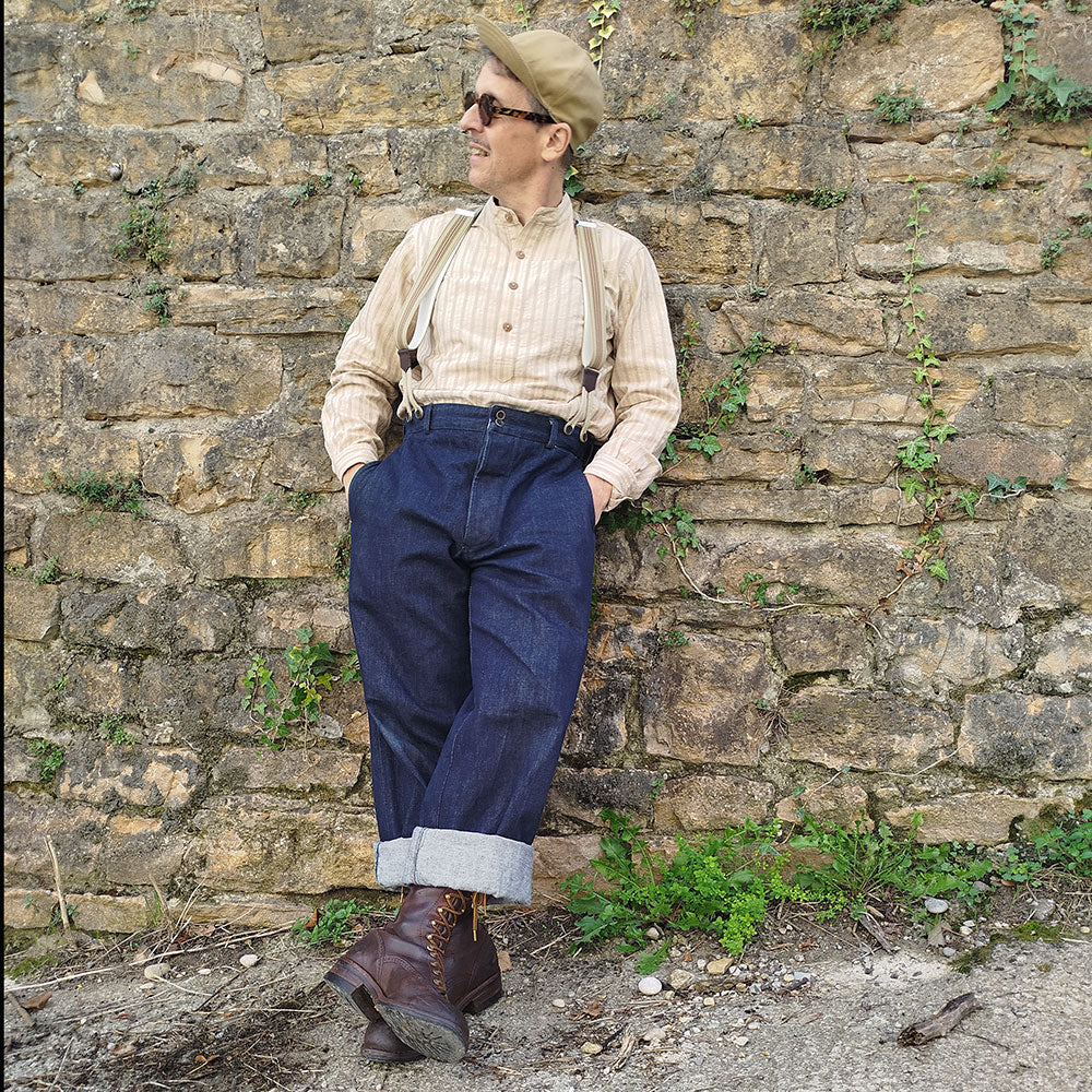 Manard 14oz Denim Pant - rinsed