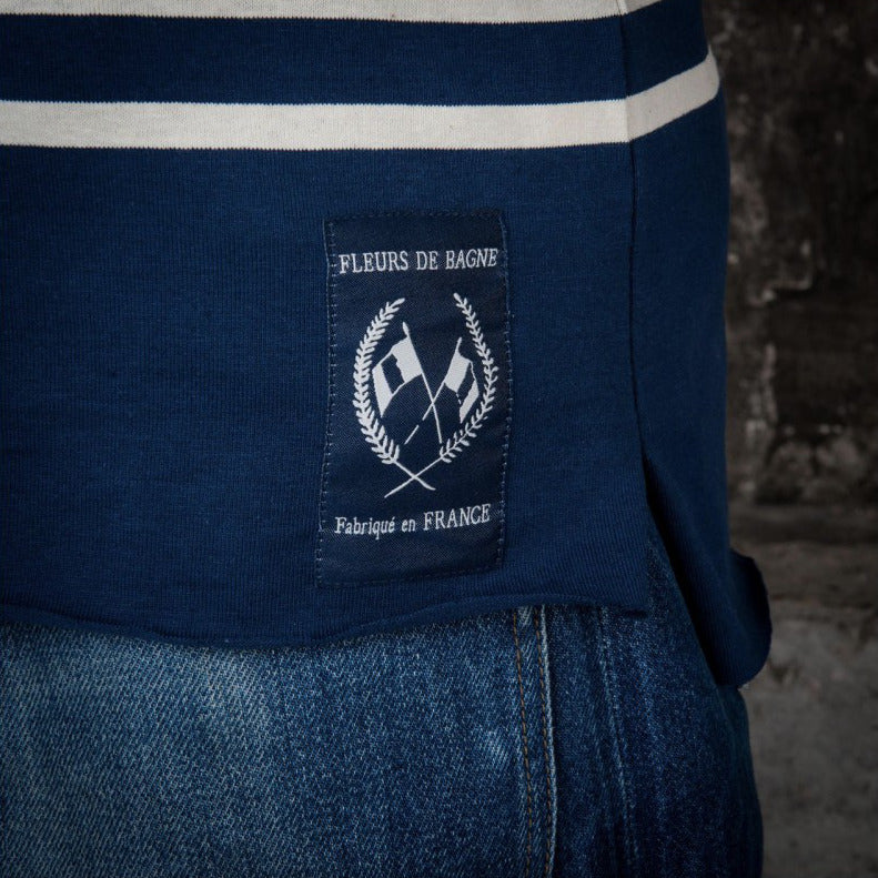 Mariniere Toulon T-Shirt - Marineblau / Natur