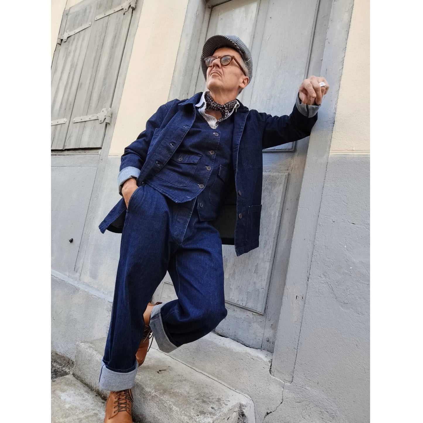 Manard 14oz Denim Pant - rinsed