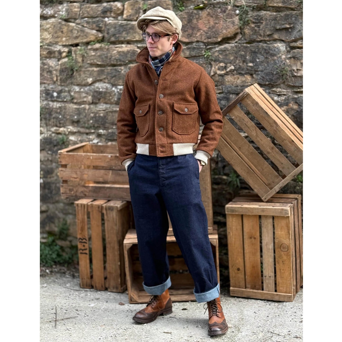  A Piece of Chic torpedo woll jacket