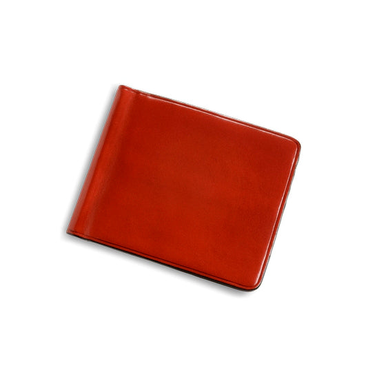 Bi-Fold Wallet, innen gefärbt – Korallenrot