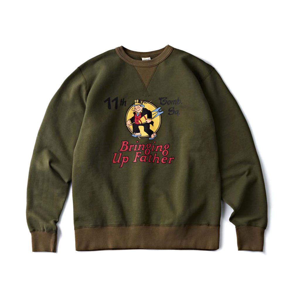 Buzz Rickson Crew Neck "Bring up Father" BR69064 - Olive