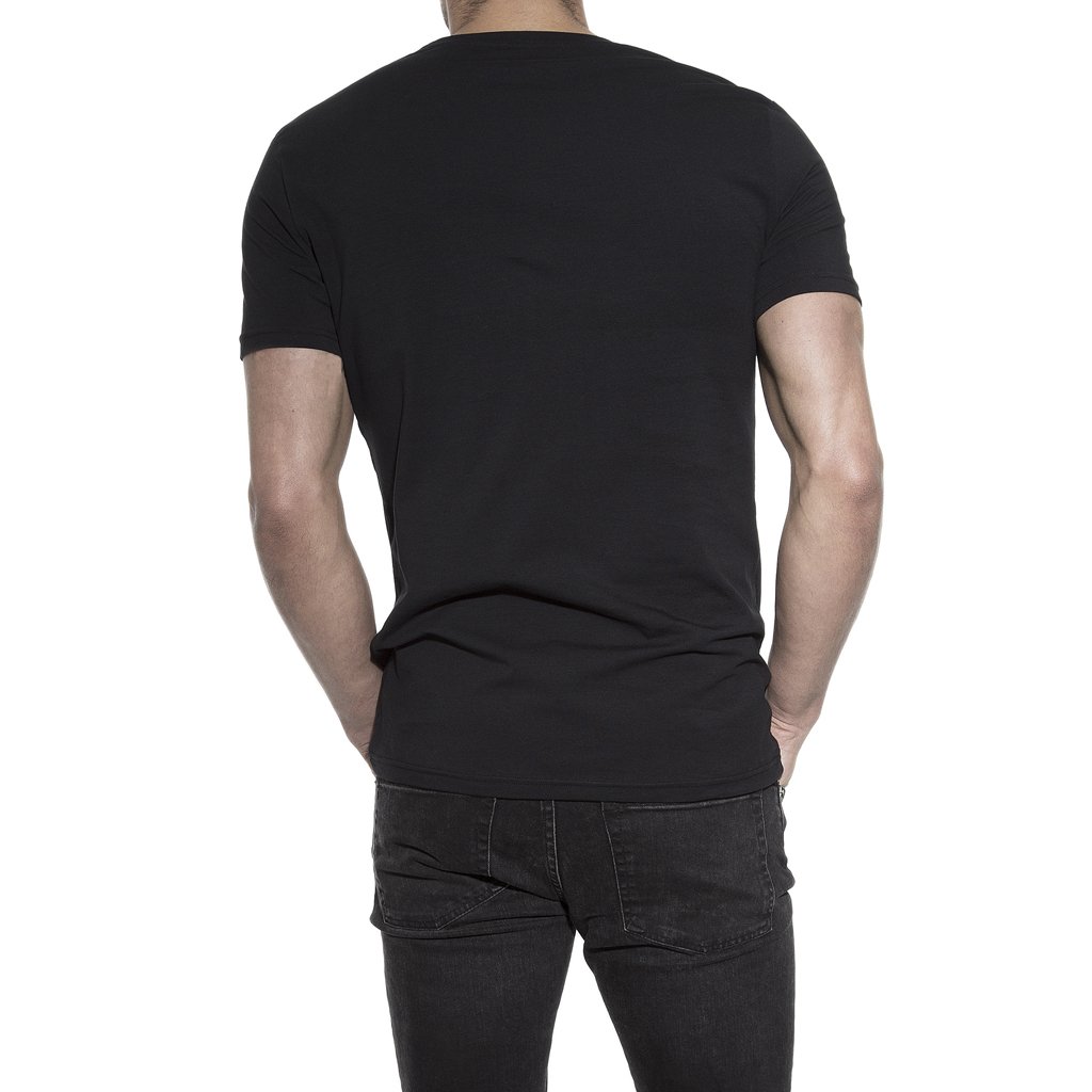 Crew Neck Tee - Black - L'Atelier 