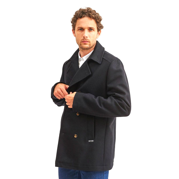 St. Hilaire Cabanjacke aus Wolle - Dunkelblau