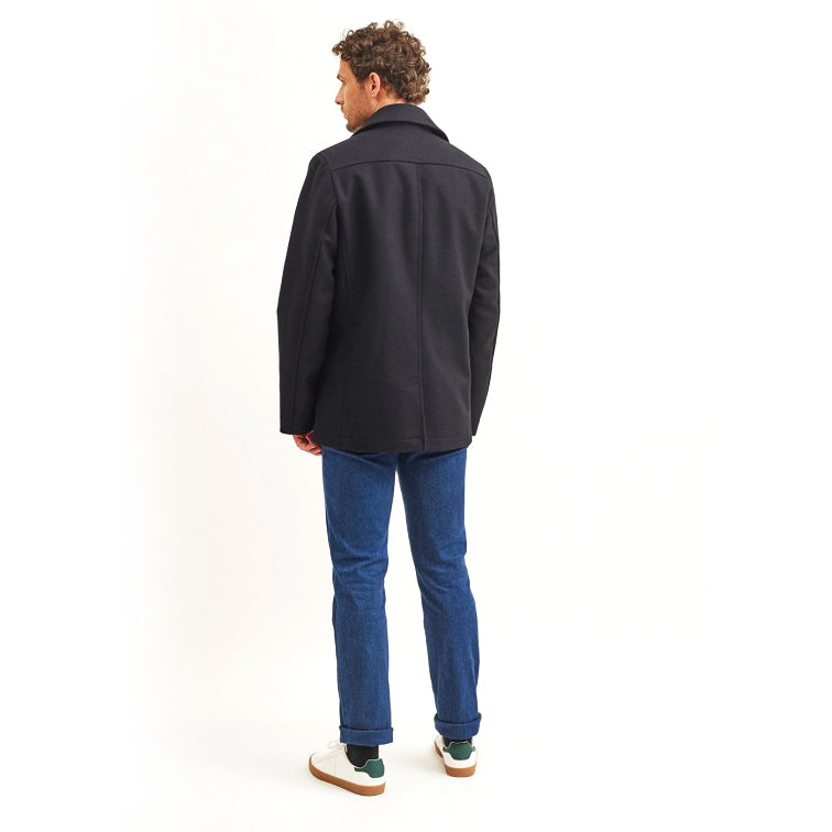 St. Hilaire Cabanjacke aus Wolle - Dunkelblau