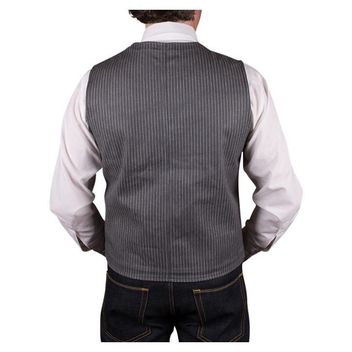 1937 Roamer Vest Selvage - Grey Wabash - L'Atelier 