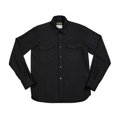 1943 CPO Wool Shirt - Black - L'Atelier 