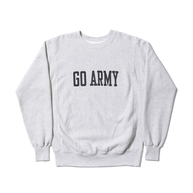 Buzz Rickson Crew Neck Go Army BR65622 - Heather Grey