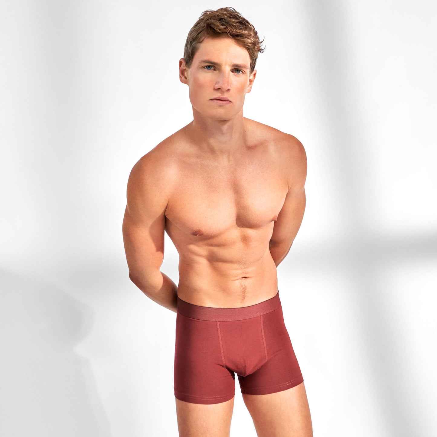 3er-Pack Boxershorts - Burgund