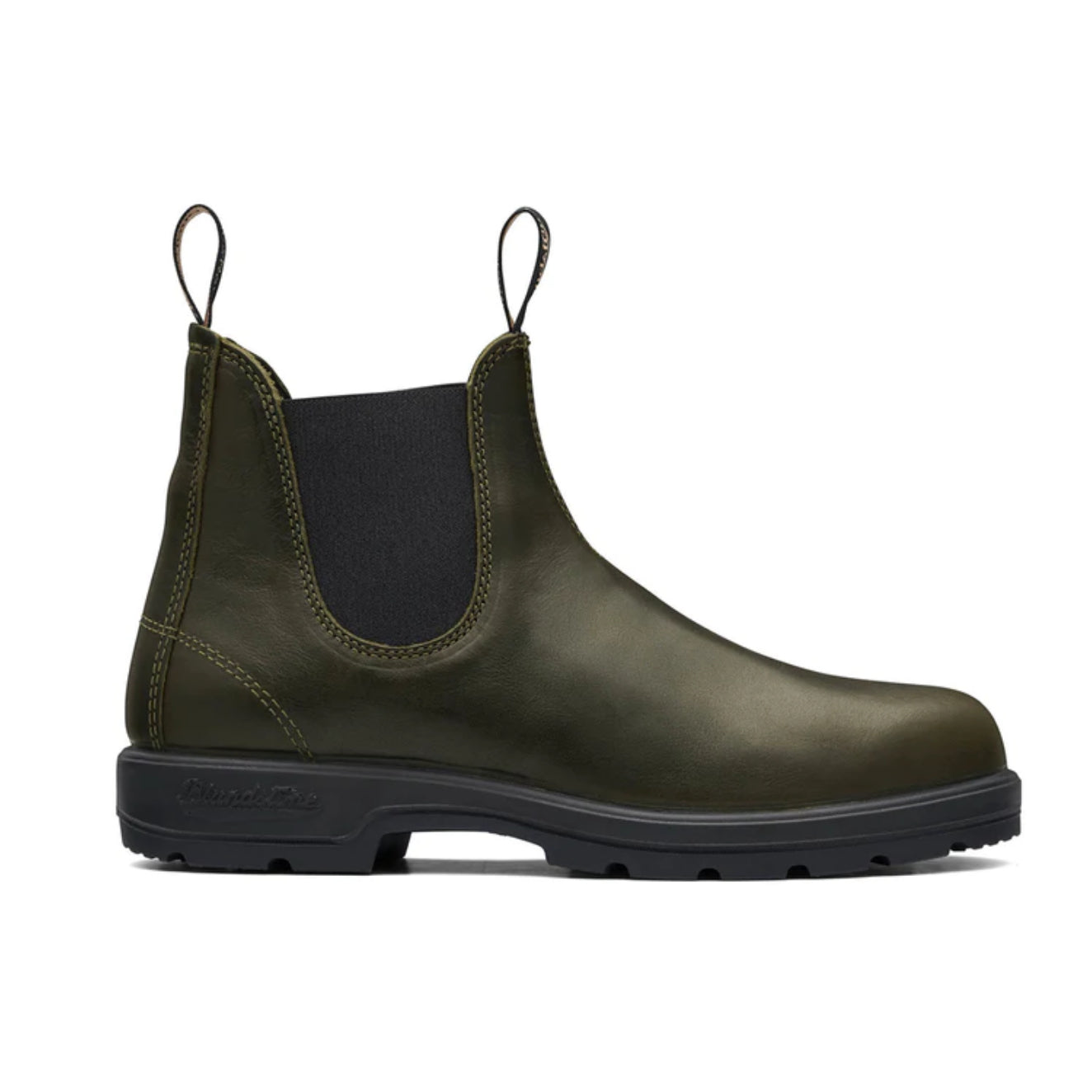 blundstone 2246 Dark green chelsea side view