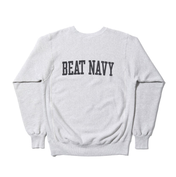 Crew Neck "Go Army" BR69070 - Heather Grey