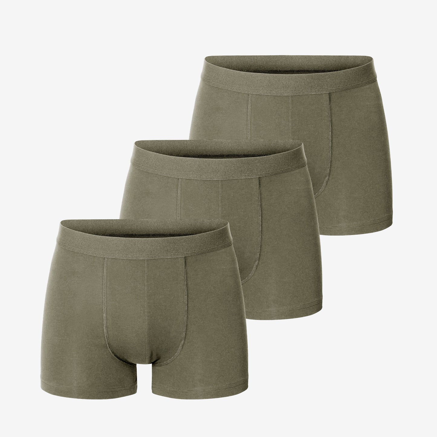 3er-Pack Boxershorts - Armeegrün