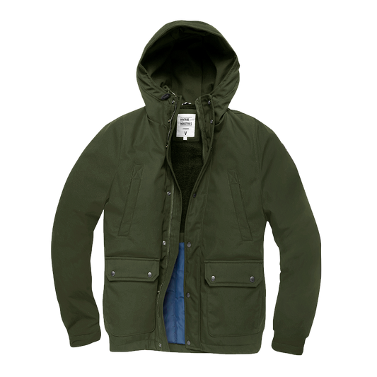 Feldjacke mit Sherpa-Futter 25124 - Oliv