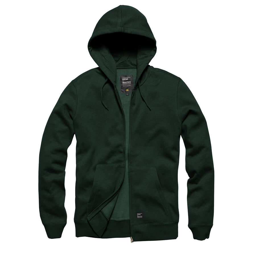 Vintage industries S18 hooded sweat pine green