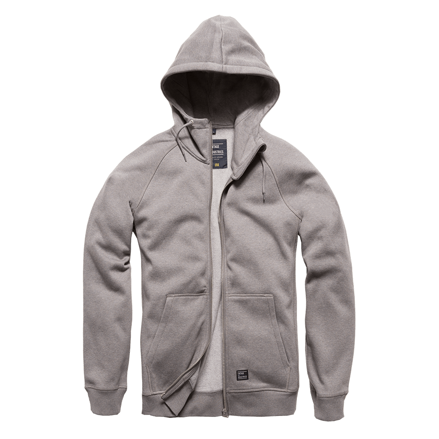 Basing Hooded Zip - Charcoal - L'Atelier 