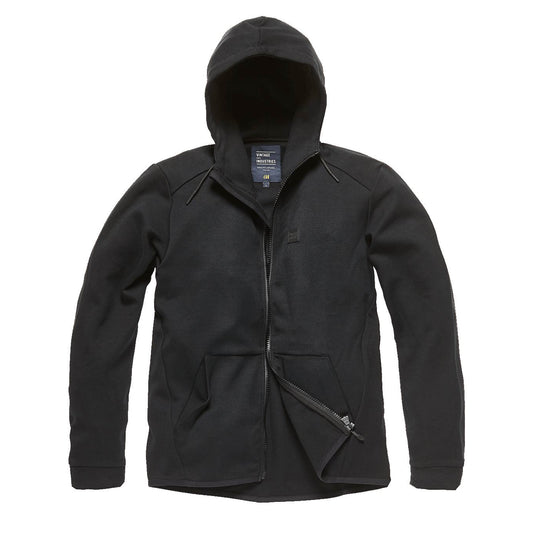 Hooded Jersey Zip 31101 - Black