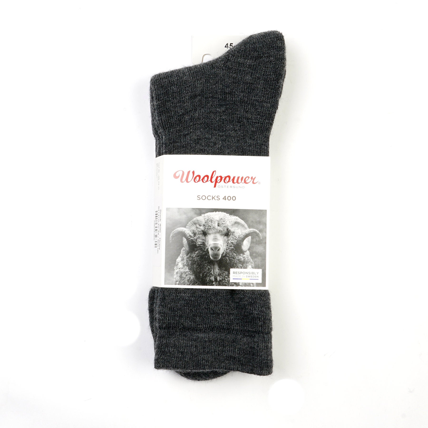 woolpower 400 sock grey