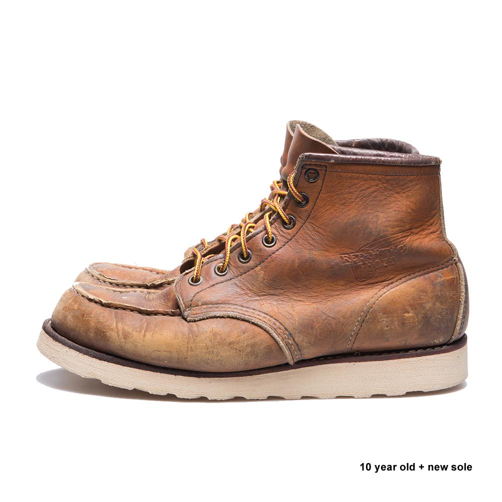 red wing moc toe oro legacy