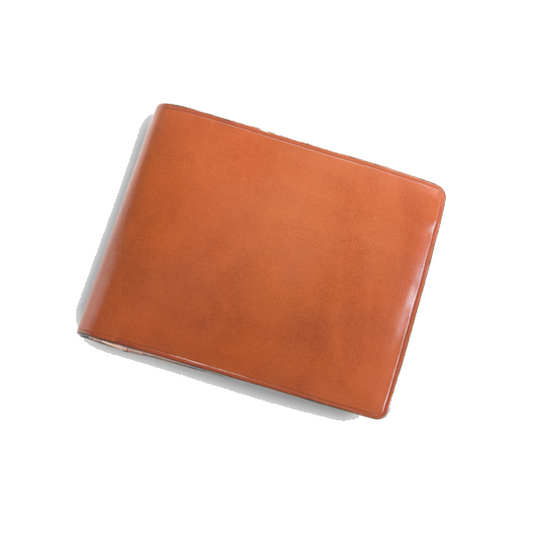 Bi-Fold Card Wallet Coloured Inside - Light Brown