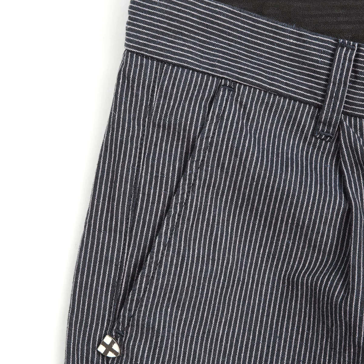 Blue De Genes Bravuomo Pallone Chino Navy Pin detail