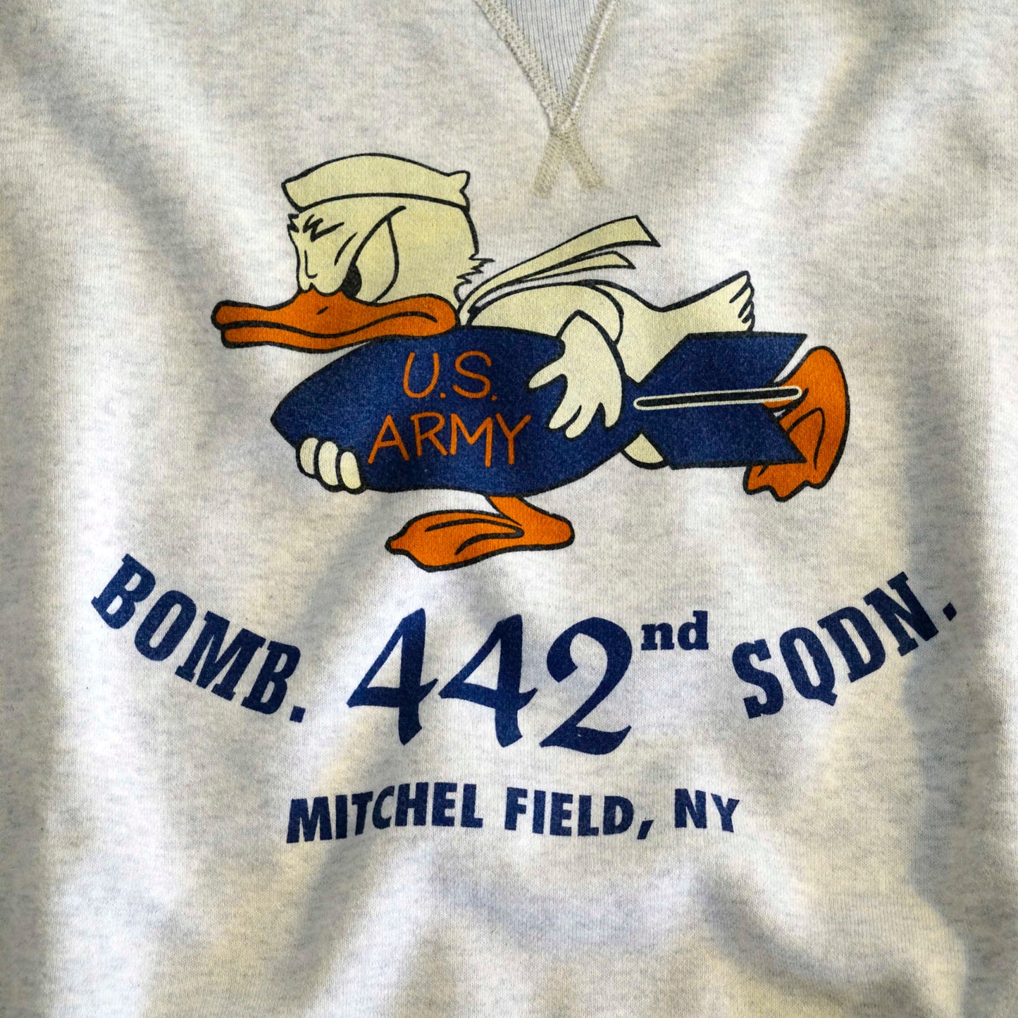 Crew Neck "442nd SQDN" BR68898 - Oatmeal