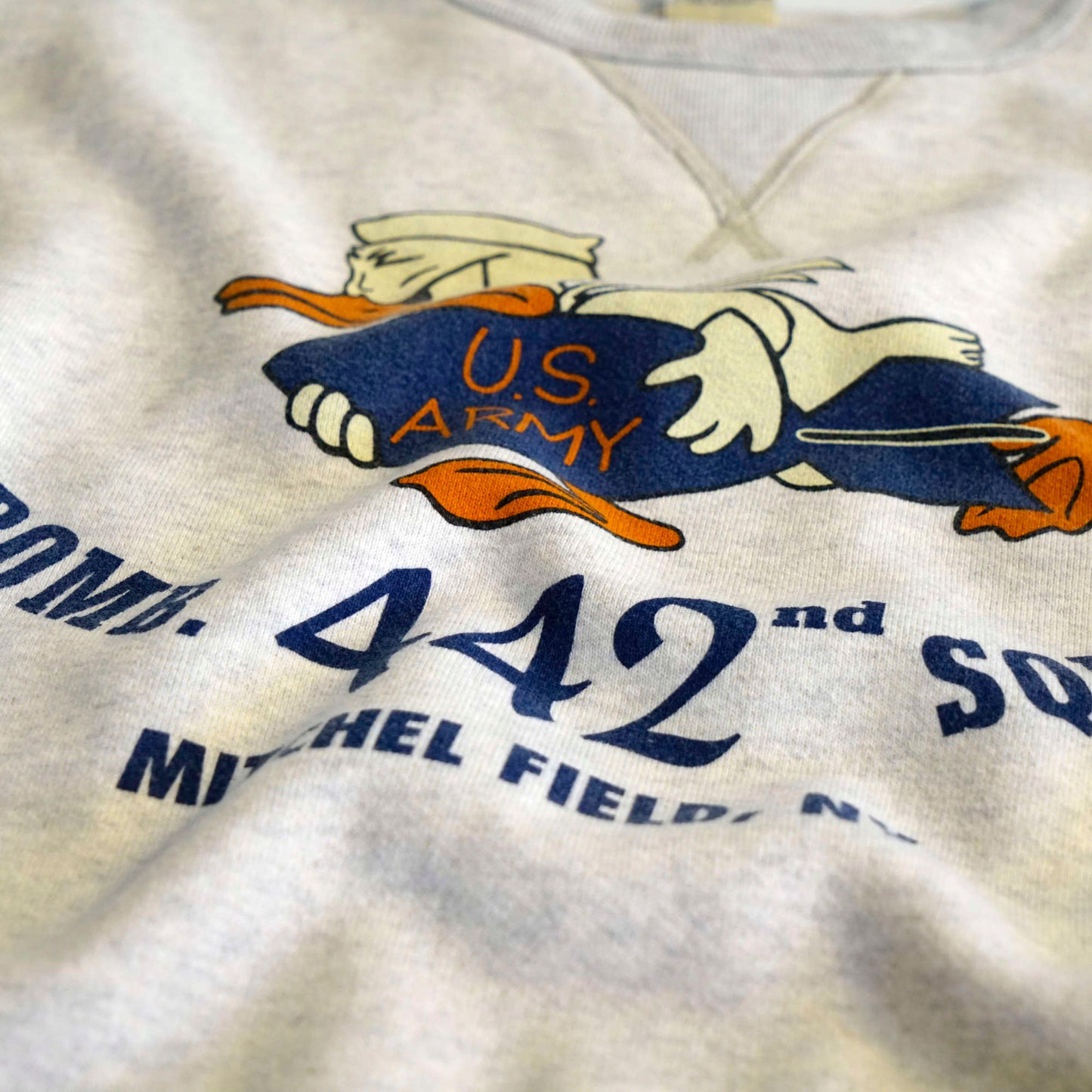 Crew Neck "442nd SQDN" BR68898 - Oatmeal