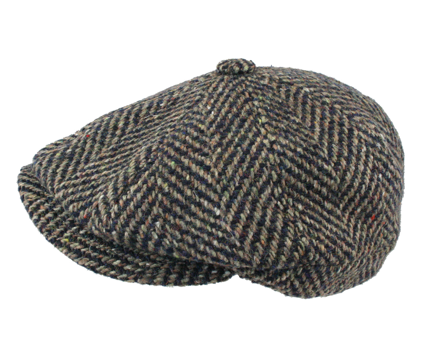 Ballonmütze aus Henry-Wolle - Marineblau