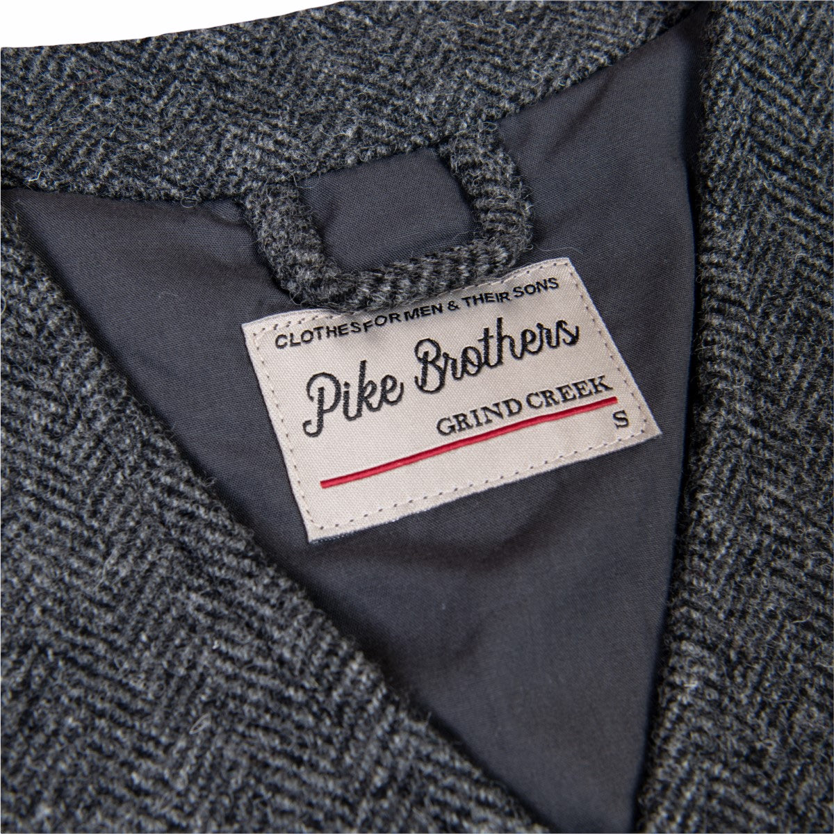 1905 hauler vest wool grey detail