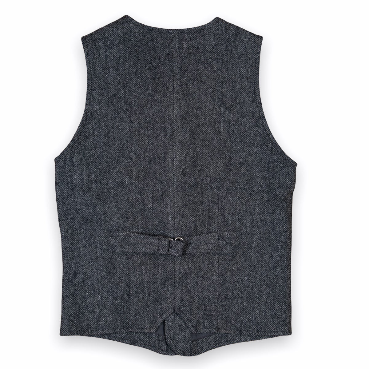 1905 hauler vest wool grey back