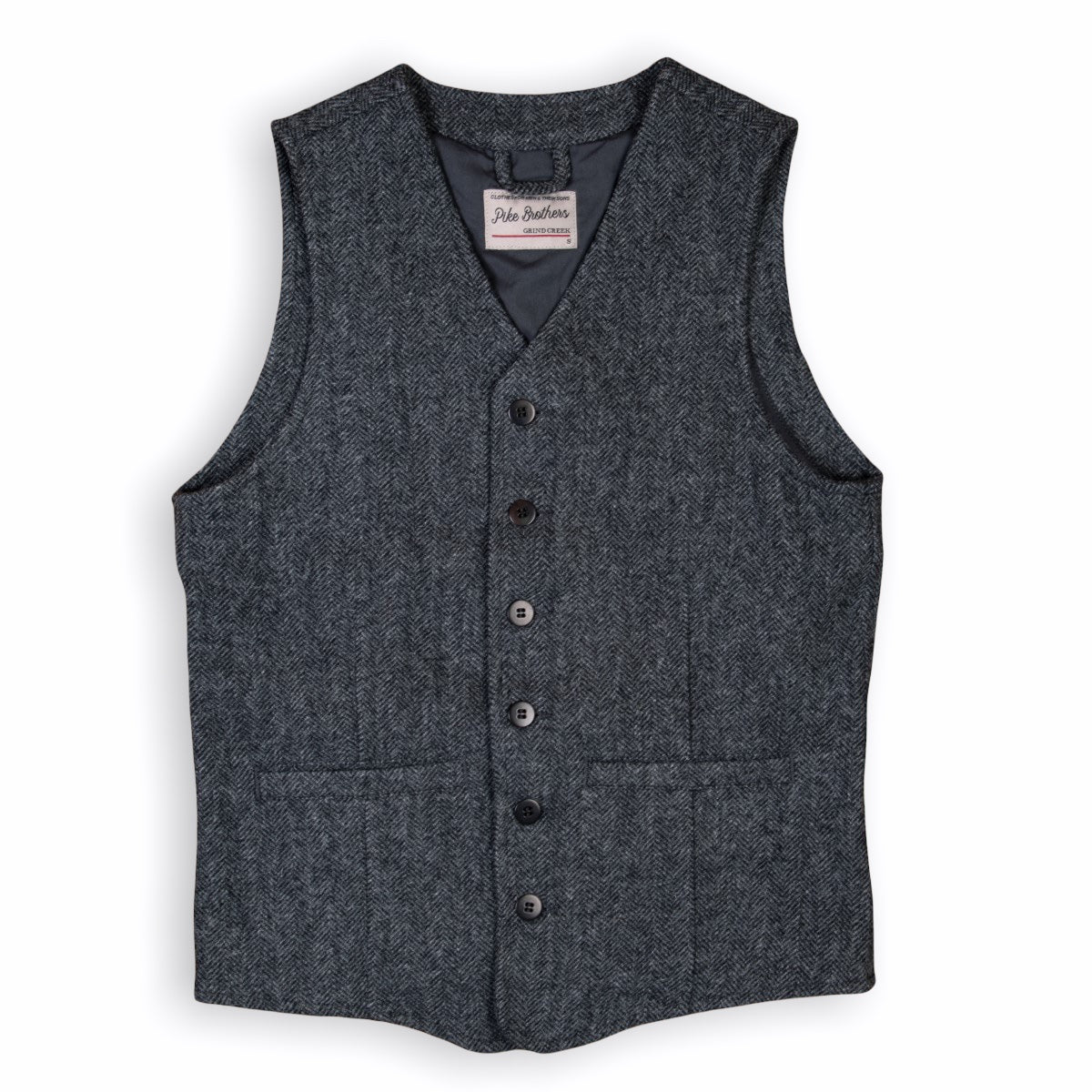 1905 hauler vest wool grey