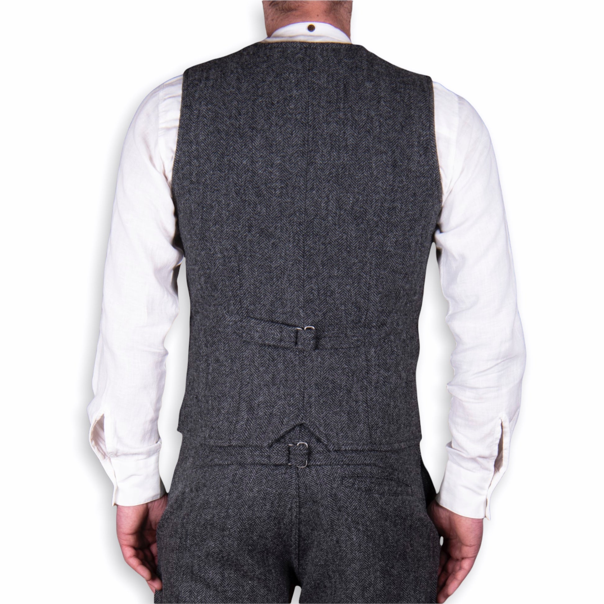 1905 hauler vest wool grey