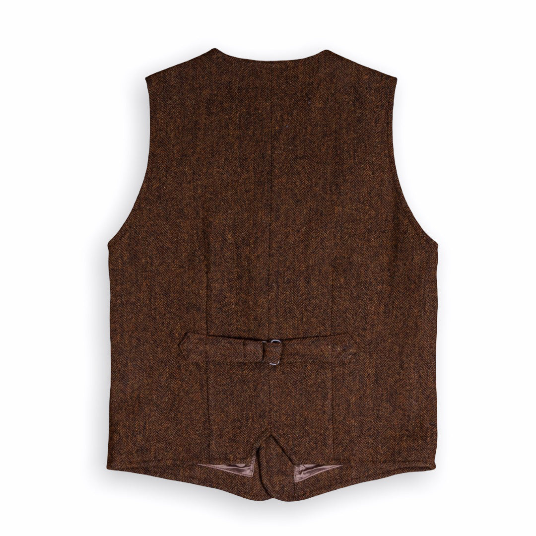 1905 hauler vest wool rust back