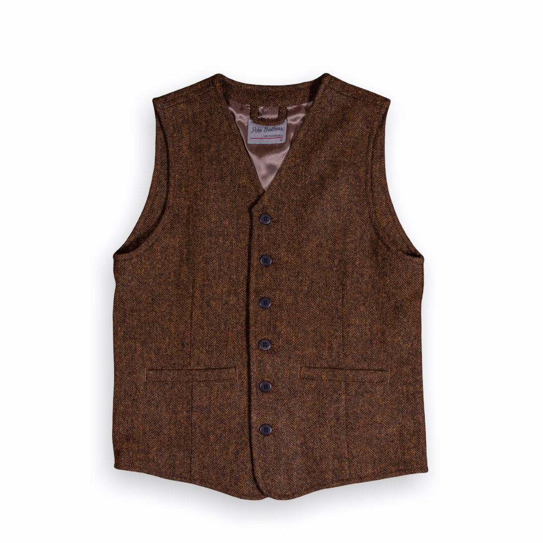 1905 hauler vest wool rust