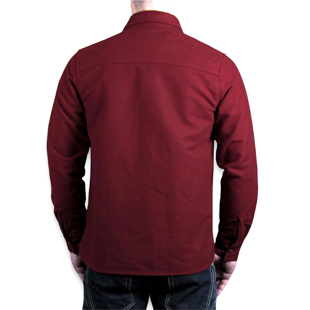 1943 CPO Moleskin Shirt - Dark Red