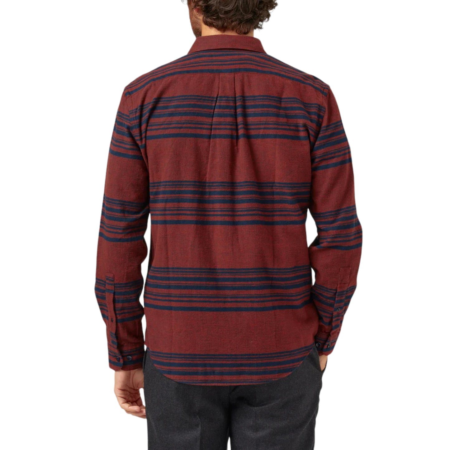 Labrosa Raw Cotton Shirt - Bordeaux