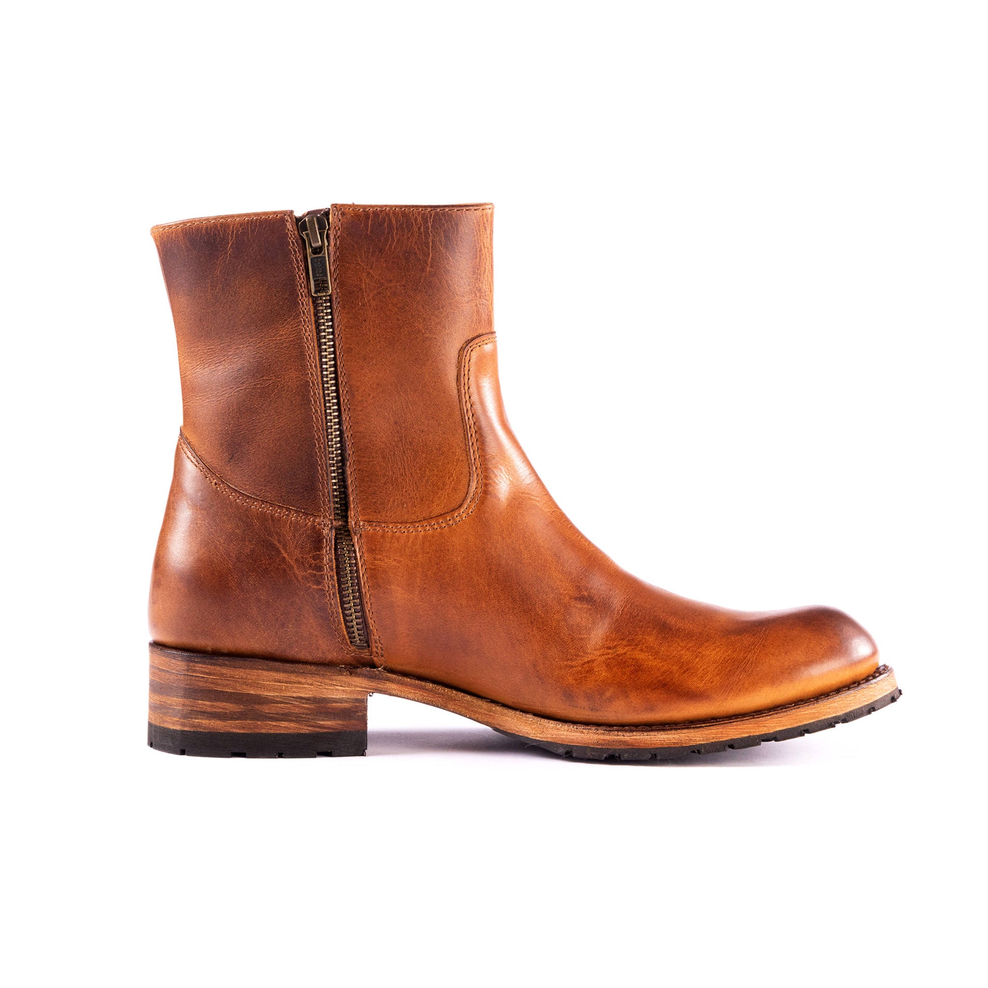 Sendra Lighting Boot - Whiskey zip view