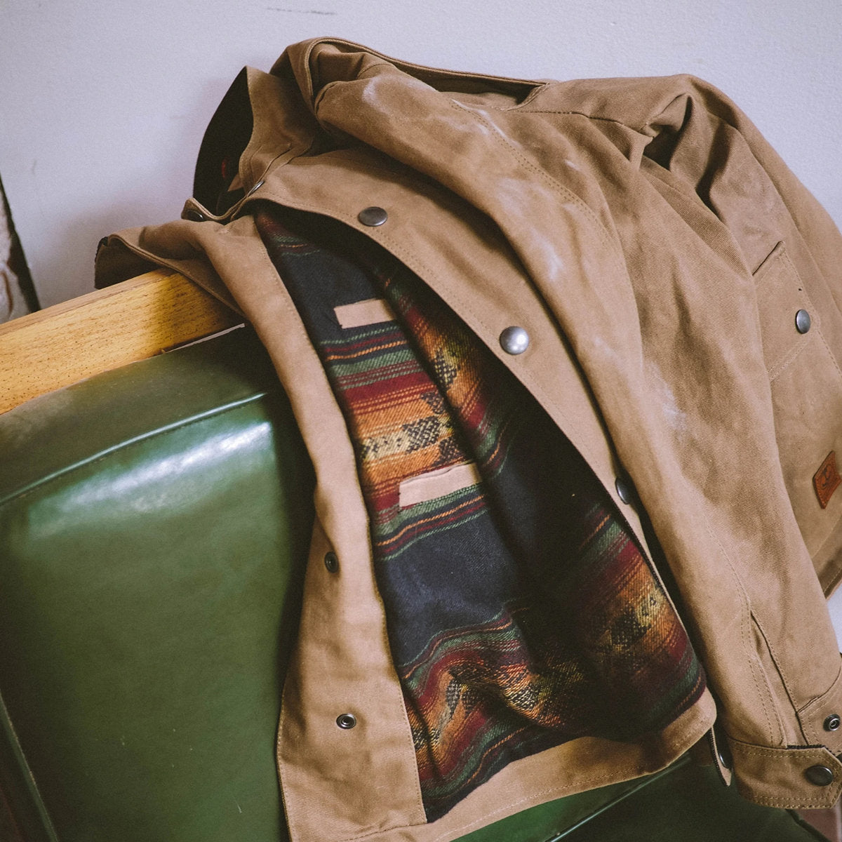 Mojave Canvas Waxed jacket - Olive