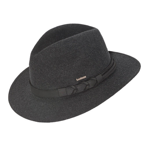 Outlake Wool Traveller Hat - Anthra / Black Set