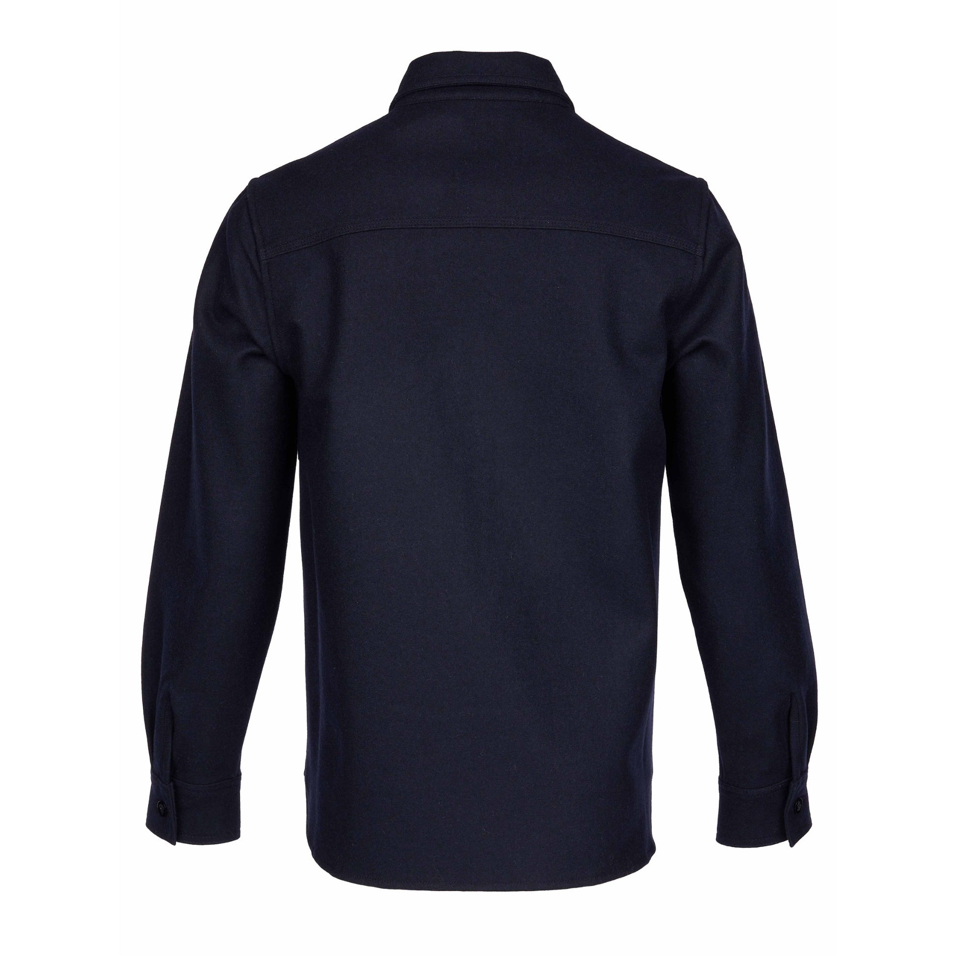 Pike Brothers 1943 CPO Wool Shirt - Navy backview