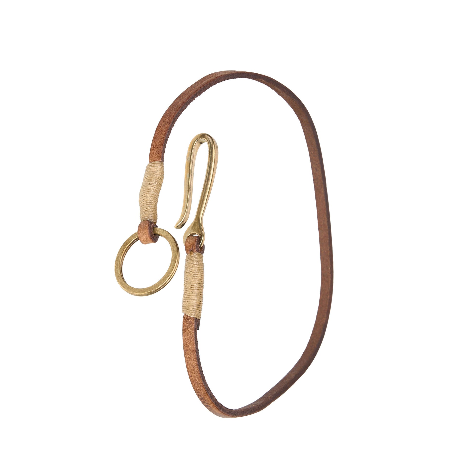 Pike Brother - 1936 Chopper Leather Lanyard - Brown