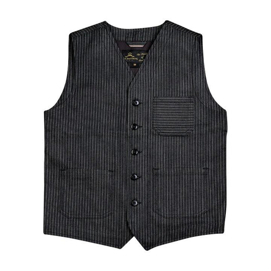 1937 Roamer Vest Selvage - Blue Wabash - L'Atelier 