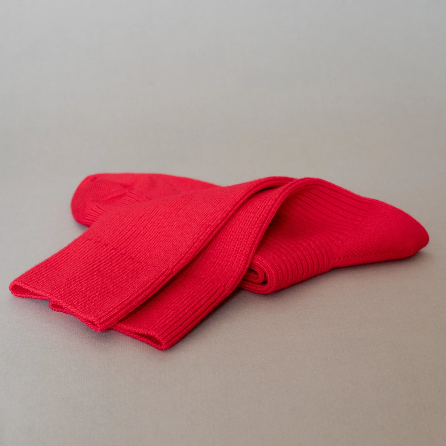 Crew Rib Merino - Rennrot